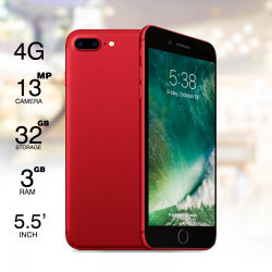 Mione i7S Plus, 4G Dual Sim, Dual Cam, 5.5" IPS, 32GB, Red